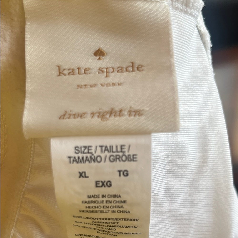 Kate Spade Lemon Print Swimsuit - Size XLT - Picture 12 of 12